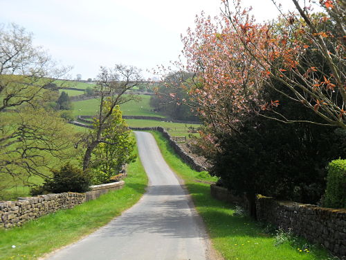 The start just after the turn off