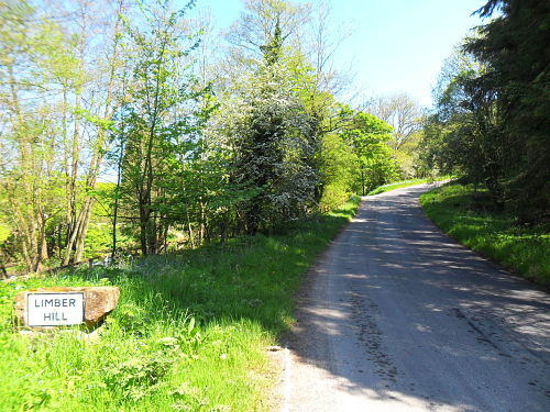 The start of the climb, the claimed 33% section comes just after the right turn