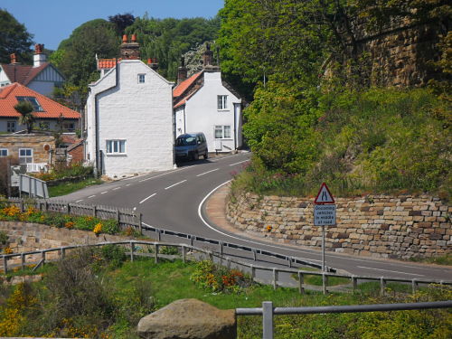 The start of the climb, engage low gear now!