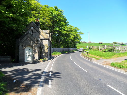 The climb flattens here but steepens again just round the corner so save a little bit of energy to make sure that you get to the top.