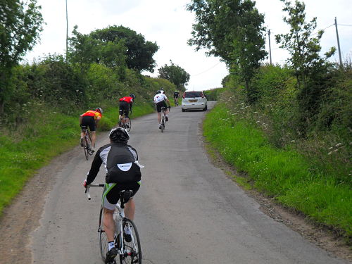 The last section, it’s looks flat but it’s probably around 12% as you can see from the effort of the riders, well for their sake let’s hope it was 12% and not 3 or 4!