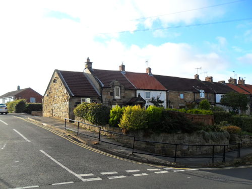 My house (or Café Christon as Dave Kirton prefers to call it) which is about a quarter of the way up the bank.